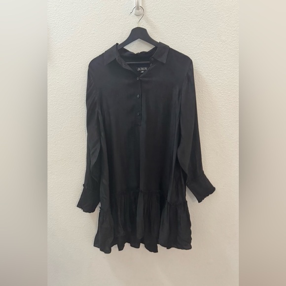 NWT J Crew Elegant Black Women's Dress size M - Picture 4 of 6